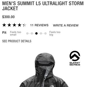 Men’s Summit series lightweight jacket